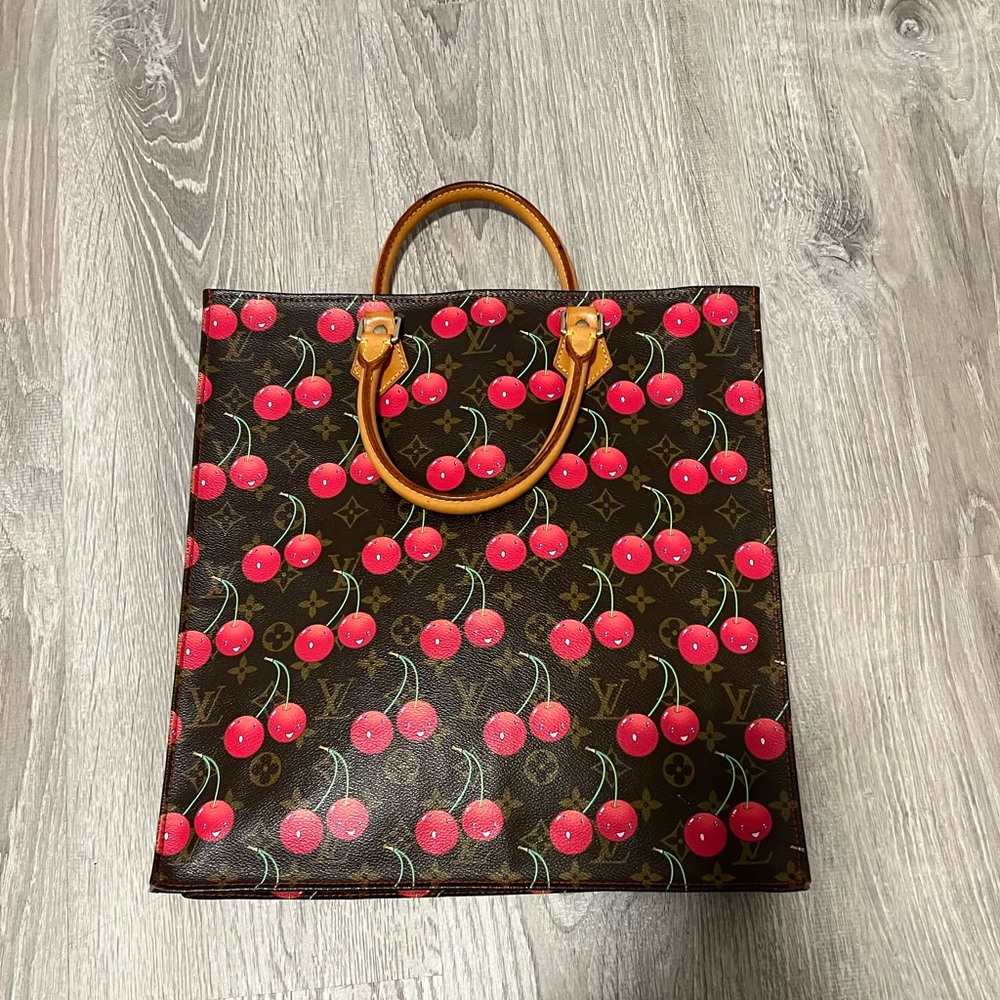 Limited edition Takashi Murakami Cerises Sac Plat